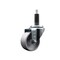 Service Caster 3'' Semi Steel Wheel Swivel 1'' Expanding Stem Caster SCC-EX20S314-SSS-1 - alternate 1